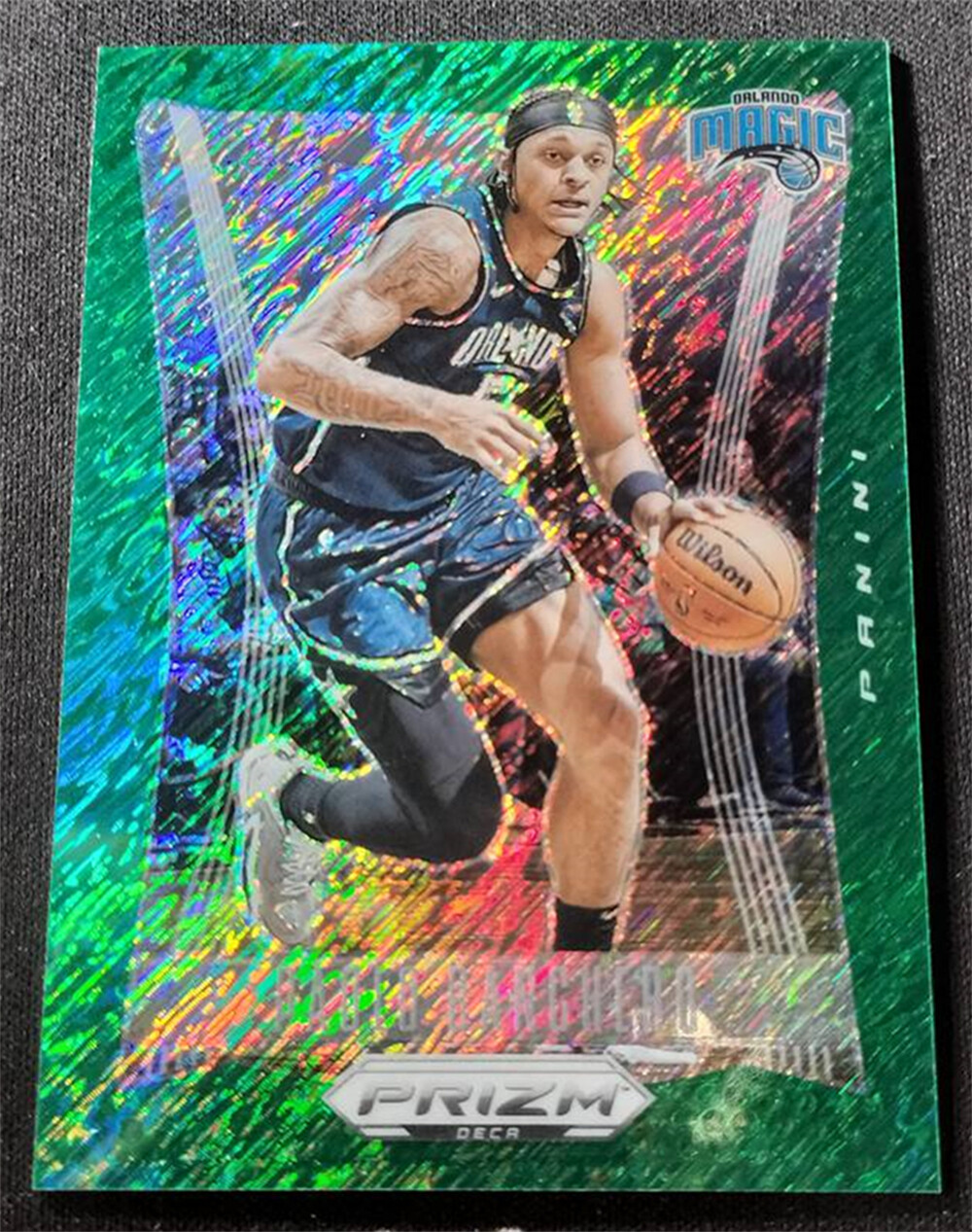 2023-24 Panini Prizm Deca Paolo Banchero #264 FOTL Green Shimmer Magic /12