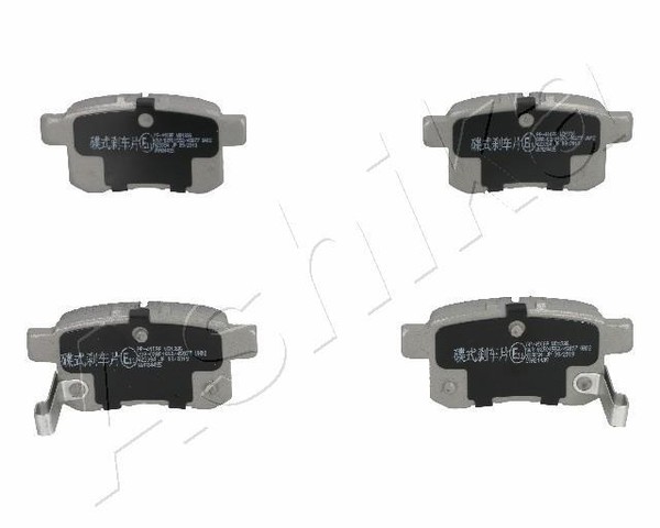 Ashika BremsbeläGe Bremsbelegsatz Hinten Passend FüR Honda Accord Viii-image