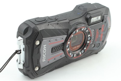 [Near MINT] RICOH WG-30 Waterproof Digital Camera 16.0MP Ebony Black From  JAPAN