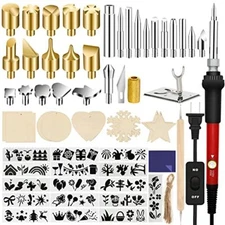 Wood Burning Kit, 110 Pieces Wood Burning Tool with  Assorted Colors , Sizes 