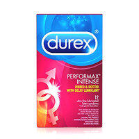 Durex Performax Intense Ribbed And Dotted With Delay Lubricant Premium Condom... Durex Performax Intense Ribbed And Dotted With Delay Lubricant Premium Condom...