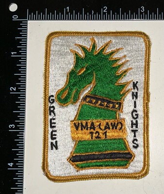 USMC VMA(AW)-121 Fighter Attack Squadron Green Knights Patch