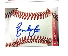 Brendon Little autographed signed signature baseball card Chicago Cubs prospect#