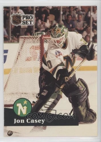 Jon Casey NHL North Stars Game Used Christian Goalie Stick w Curtis Curve