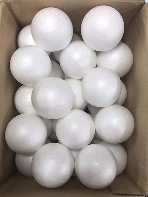 Foam Balls Polystyrene 50mm x 50p Aussie Seller Decorations