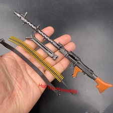 1/6 WWII Mg34 Gun Plastic Model for 12" Action Figure Scene Prop Accessories