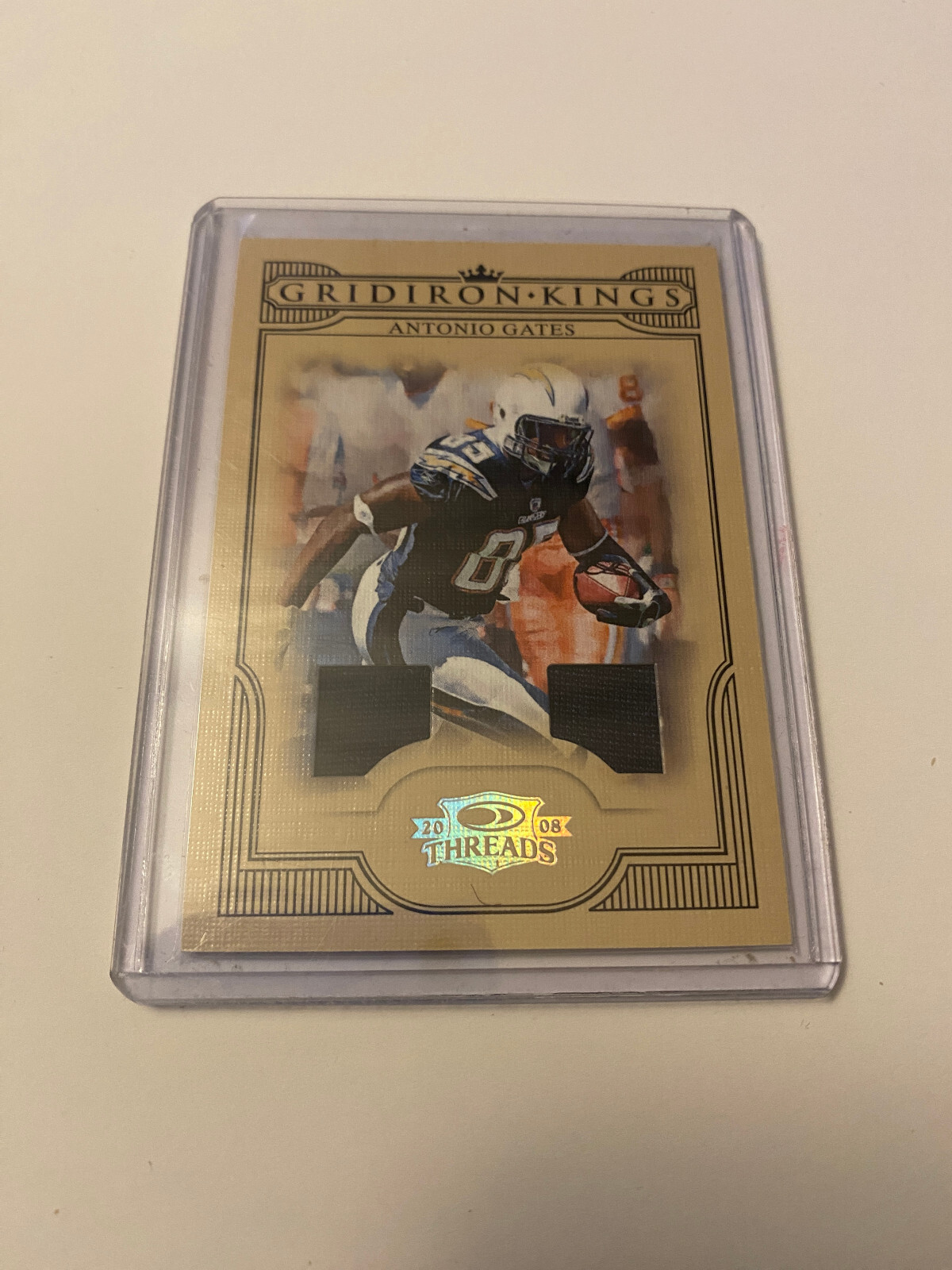 2008 Donruss Threads Pro Gridiron Kings Materials #28 Antonio Gates 243/250 HOF
