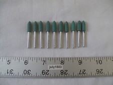  10 NEW Rubber Abrasive Polishing Rounded Point 1/4" for Dremel DX 