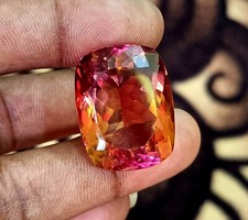 NATURAL Zultanite 7 Color-Change Loose Certified GEMSTONE Cushion Cut 63.5 Ct