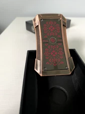 Rocky Patel Genesis Triple Jet Flame Cigar Lighter - Brushed Copper - New