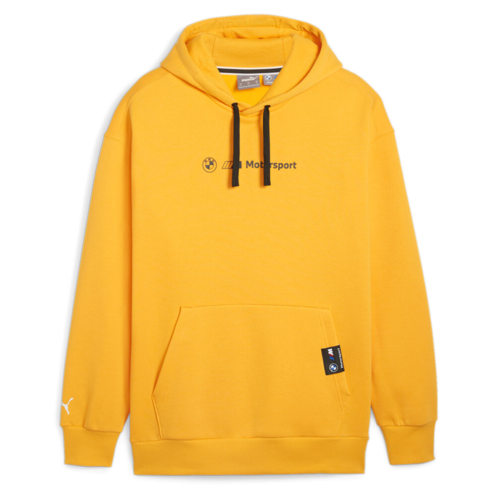 Пуловер с капюшоном и графическим логотипом Bmw Mms от Puma, мужская повседневная верхняя одежда оранжевого цвета 62415906