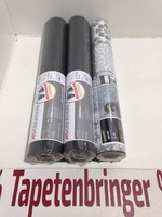 Vliestapete As 2X 37555-4 1X 36205-3 (3Rollen) Uni Schwarz Fliesenmuster Creme
