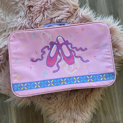 pink suitcase vintage