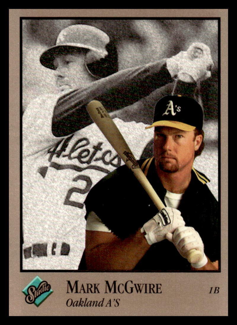 MARK MCGWIRE 1992 Studio #226 MLB Athletics ID:127640 | eBay