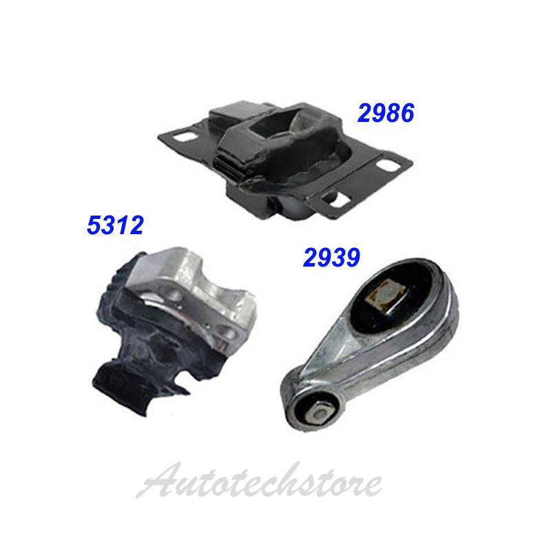 2000-2003 Ford Focus 2.0L Engine Motor &Trans.Mount Set 3PCS for Auto Trans.M426 - Image 2 of 4