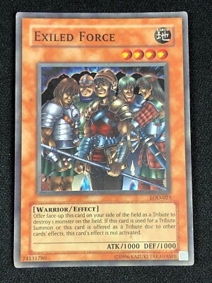 YUGIOH EXILED FORCE LOD-023 SUPER HP/CREASES