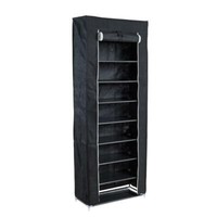 Schuhregal Faltregal Schuhschrank Stoffschrank Schuhablage SchuhstäNder Schwarz