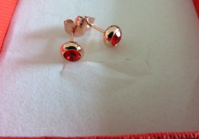 Ohrringe Flöhe Kristall rot Geschenk Valentinstag - Bijoux des Lys