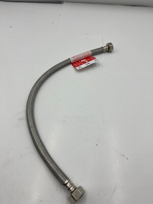 Qty 4 Fluidmaster Braided Faucet Connector 1/2'' FIP x 1/2'' FIP x 20'' L B4F20