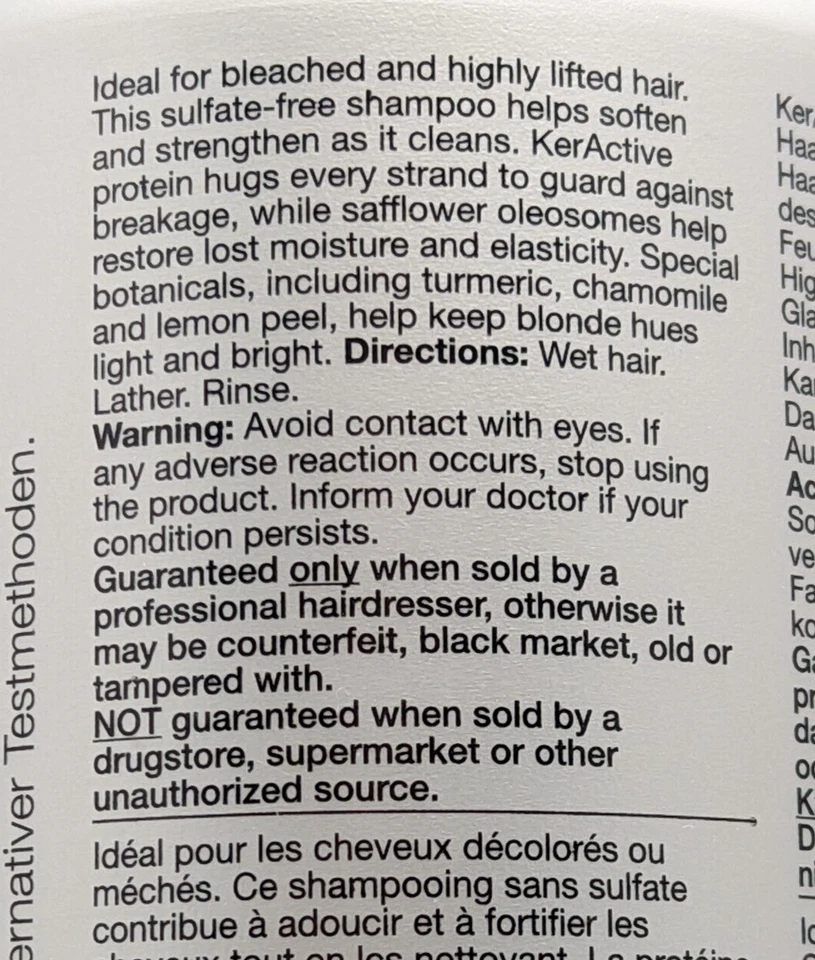 Paul Mitchell Forever Blonde KerActive Shampoo (1 L) + Dramatic Repair Set - image 4 of 4