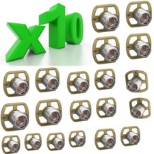 10 Pairs Bar Mixer Valve Shower FAST EASY FIX FIXING FIT Kit Solid Brass