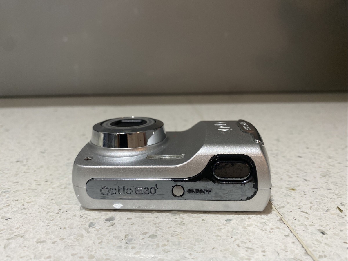 Pentax Optio E30 7.1mp Compact Digital Camera -Silver | eBay UK