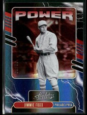 2021 Panini Absolute #PO-3 Jimmie Foxx Power Spectrum Red #/99