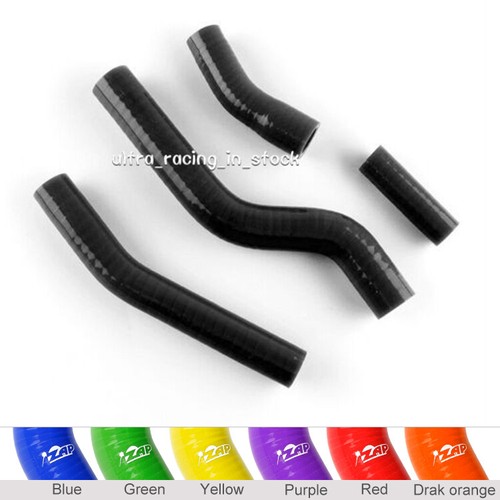 Black Silicone Radiator Hoses kit For YAMAHA YZF 450 20062009 WRF 450