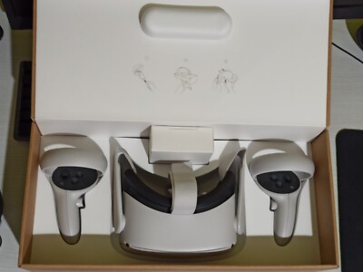 META QUEST 2 128GB VR Oculus - Top Zustand + Oculus Link Syntech 2.2gbs