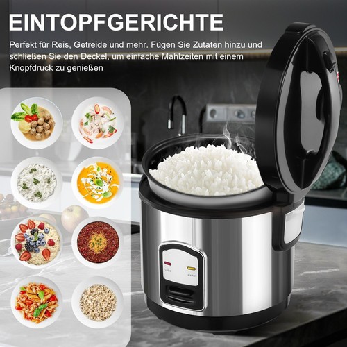 Arrocera multicocina vaporera arroz olla a presión acero inoxidable DHL - Imagen 7 de 11