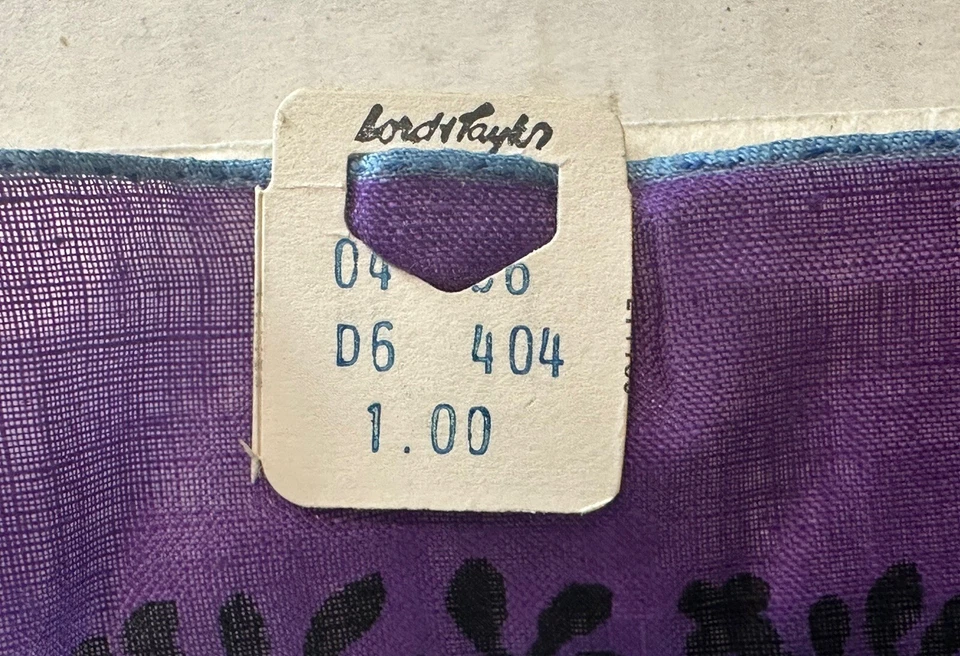 Vintage Linen Tammis Keefe - 1950's Medieval Traphagen School Fashion NYC NWT - Image 4 of 4