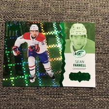 2023-24 Upper Deck Ice Green Rookie Sean Farrell