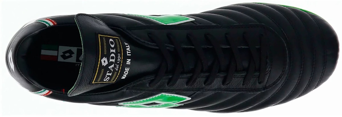 Lotto Stadio OG II FG Soccer Cleat Multiple size Black Green 