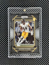 2022 Panini Prizm Black George Pickens Rookie RC #PB-20 Pittsburgh Steelers