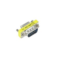 DB9 D-SUB 9-Pin RS232 Serial Male to Female Mini Port Saver Adapter Connector