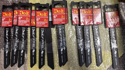 LOT OF 12 Do it Best 6 In 3 TPI Carbon Pruning Reciprocating Saw Blade (2-Pack)