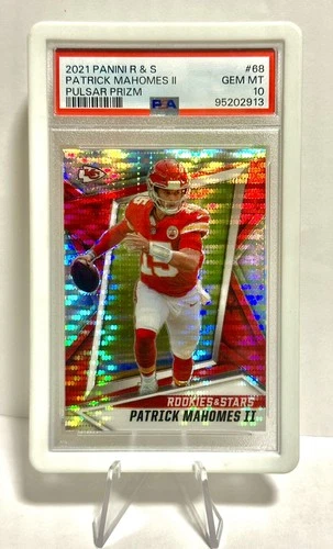 2021 Panini Rookie And Stars Patrick Mahomes II Pulsar Prism #68  - PSA 10