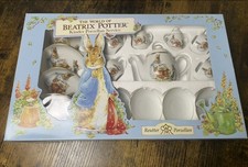 The World Of Beatrix Potter Kinder Porcelain Service Tea Set NIB -Germany