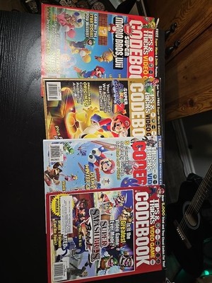 Lot 5. 2008/2010 Tips Tricks Codebook MAGAZINES  NINTENDO super MARIO BROS 
