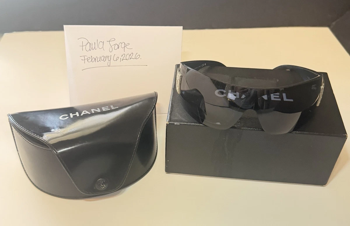 CHANEL Black Wrap Sunglasses for Women for sale | eBay