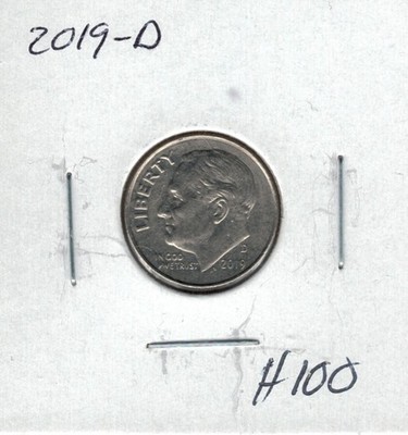 2019 D Roosevelt Dime H100 !!!Free Shipping!!!