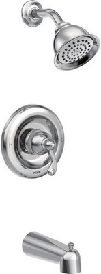 Moen T2123EP Single Function Shower Head, Tub and Shower Trim Package Chrome