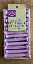 Vintage 1982 Goody Professional Perm-Rod Curlers 12 Count Large Pink NOS Sealed