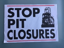 Póster original Miners Strike A3 1984-1985, 100 % original.