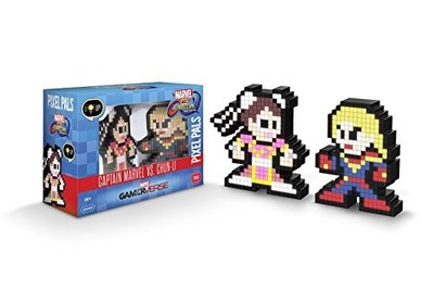 PDP PIXEL PALS CAPTAIN MARVEL VS. CHUN LI COLLECTIBLE FIGURE 2 PACK - MULTICOLOR