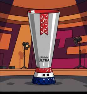 Michelob Ultra FIFA World Cup 2026 Player of the Match Trophy. Plastic