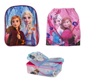 Disney Frozen  Rucksack Die Eiskönigin  Multi-Lunchbox und Sportbeutel
