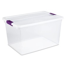 Sterilite 66 Quart ClearView Storage Tote Con...