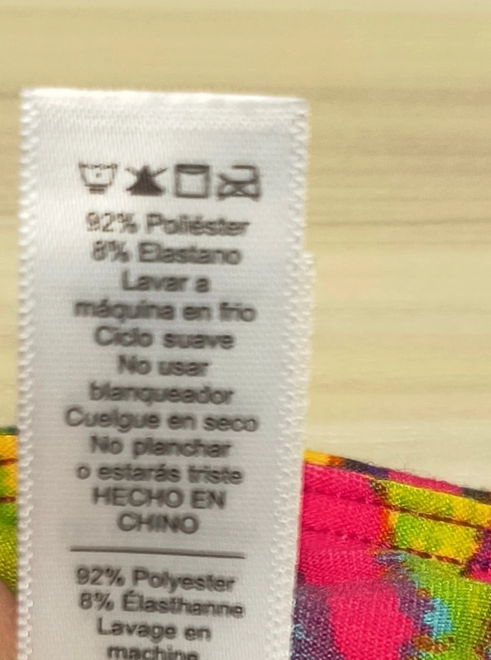 Tc2 LuLaRoe Leggings NEON RAINBOW Tie Dye RARE Fits 18/24 - Image 4 of 4