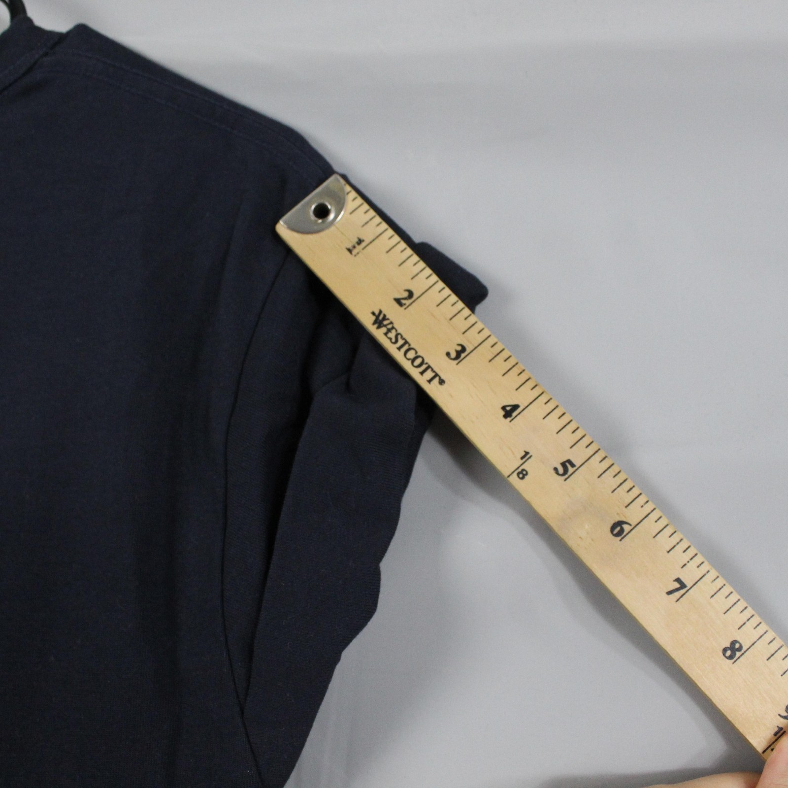 La Ligne Dress Small Andie Midnight A Line Maxi Navy Blue Crewneck Luxury Casual